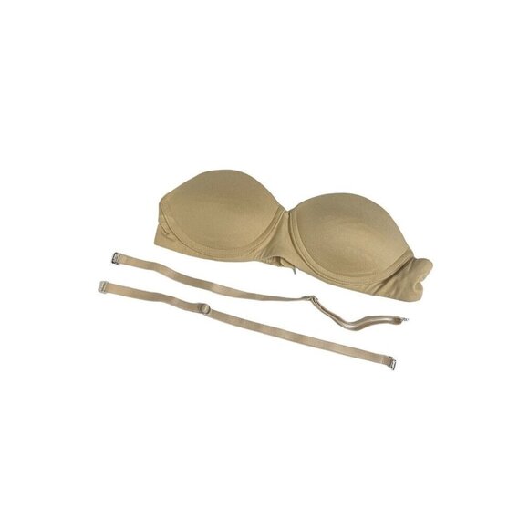 MAIDENFORM Womens 34A Nude Padded Underwire Push-Up Bra Removable Straps - Picture 1 of 4
